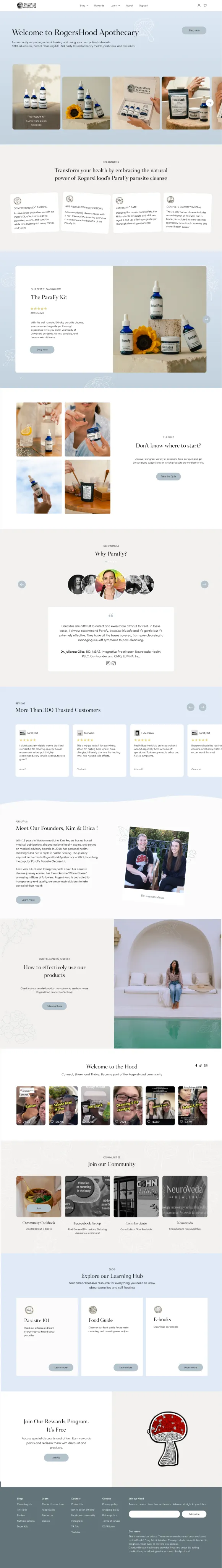 RogersHood homepage